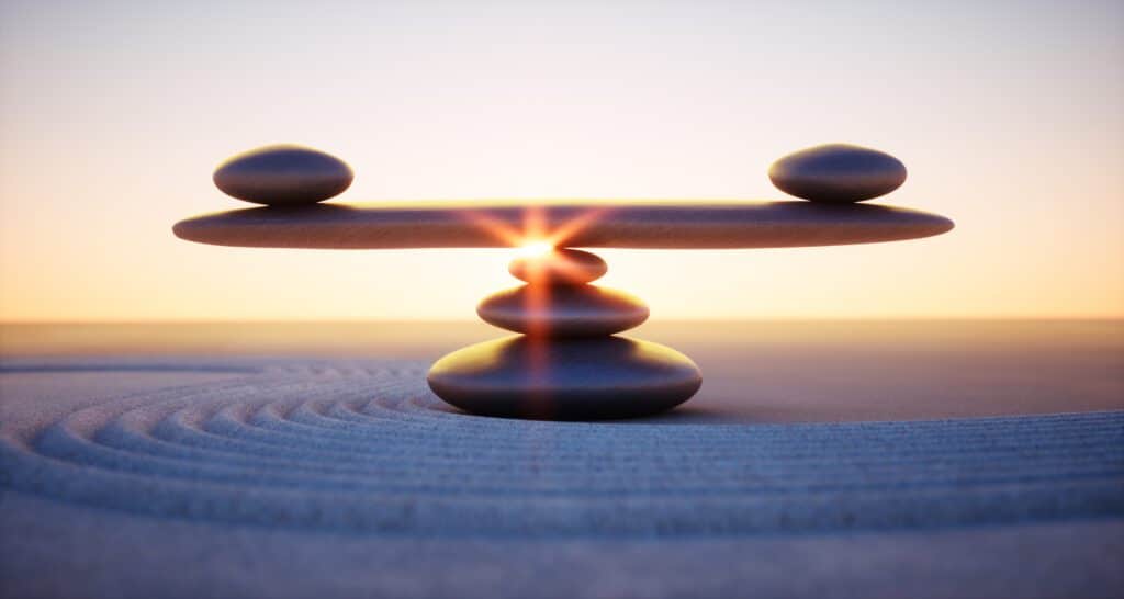 Balance og harmoni ved akupunktur behanling harmoni og balance efter behandling med akupunktur
